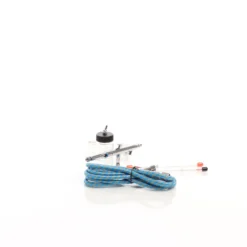 Wiltec Airbrush Pistole Typ 182K mit Double Action Funktion, Düse Ø 0,2-0,5 mm, 1 Farbbecher, Adapter für Modellbau, Nailart usw.