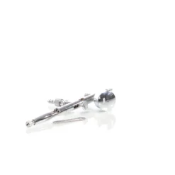 Wiltec Airbrush Pistole Typ 180 mit Double Action Funktion, Düse Ø 0,3 mm, 1 Farbbecher, Adapter für Modellbau, Nailart usw.