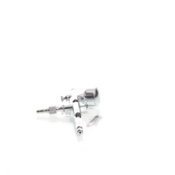 Wiltec Airbrush Pistole Typ 180 mit Double Action Funktion, Düse Ø 0,3 mm, 1 Farbbecher, Adapter für Modellbau, Nailart usw.