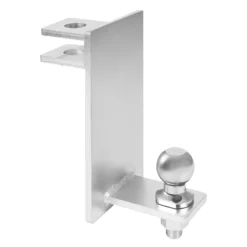 Wiltec Anhängerkupplung + Kupplungskugel 50 mm, Kombikupplung 260 x 140 mm und Kugelkopf bis 3,5 t für Rangierbetrieb