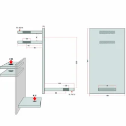 Wiltec Anhängerkupplung 260 x 140 mm, Kombikupplung für Zugmaul und Kugelkopf – Zugpendel, Rangierhilfe aus Stahl z. B. für Traktor