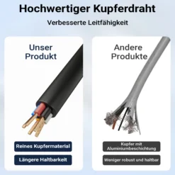 Wiltec Anhänger Lichtleiste 7-polig 12V 137 cm, Anhängerbeleuchtung für PKW und Fahrradträger, Adapter für Anhänger