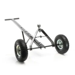 Wiltec Anhänger Rangierhilfe für Wohnwagen bis 270 kg, 110 x 72 x 30 cm, Rangierwagen mit Handgriff und Luftgummireifen