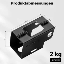 Wiltec Anhängerschloss mit Scharniersystem 70 mm Vorhängeschloss, Diebstahlsicherung aus Stahl für Anhänger