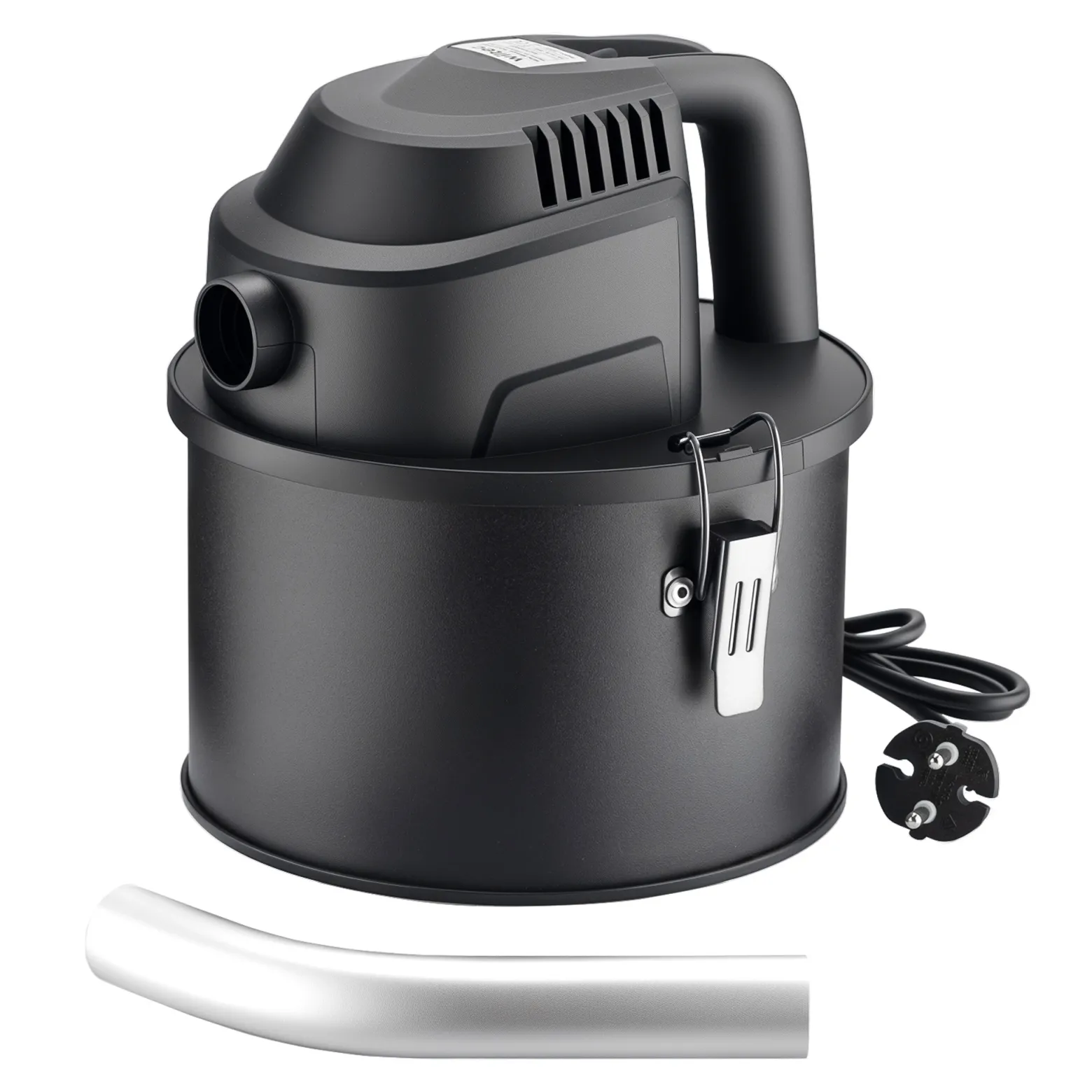 Wiltec Aschesauger 600 W, tragbarer Aschestaubsauger 4 l Fassungsvermögen, Staubsauger für Asche mit HEPA-Filter, effizienter Kaminsauger