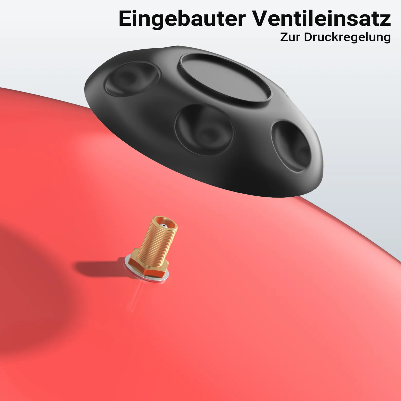 Wiltec Ausdehnungsgefäß 100 Liter, horizontaler Membrankessel für Hauswasserwerke und Druckerhöhungsanlagen mit EPDM Membran
