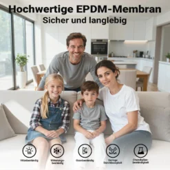 Wiltec Ausdehnungsgefäß 100 Liter, horizontaler Membrankessel für Hauswasserwerke und Druckerhöhungsanlagen mit EPDM Membran