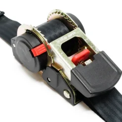 Wiltec Automatik Zurrgurt 750 daN Zuglast 3 m x 50mm PES Spanngurt mit S-Haken selbstaufrollend, ideal für Autotransport