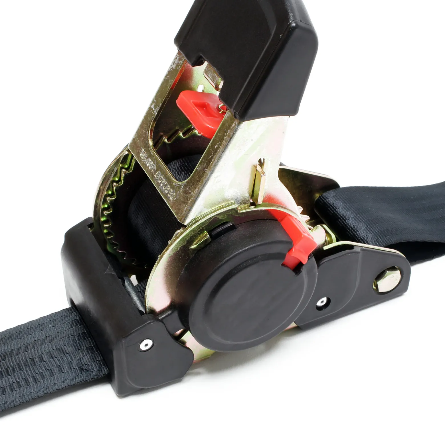 Wiltec Automatik Zurrgurt 4er Set 750 daN Zuglast 3 m x 50mm PES Spanngurt mit S-Haken selbstaufrollend, ideal für Autotransport