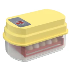 Wiltec Automatische Brutmaschine für 15 Eier, Inkubator mit vollautomatischem Wendesystem, Brutautomat mit Temperatursteuerung und Feuchtigskeitsregulierung, Brutkasten zum Eier ausbrüten