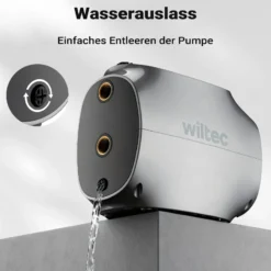 Wiltec automatische Magnetkreiselpumpe 750 W