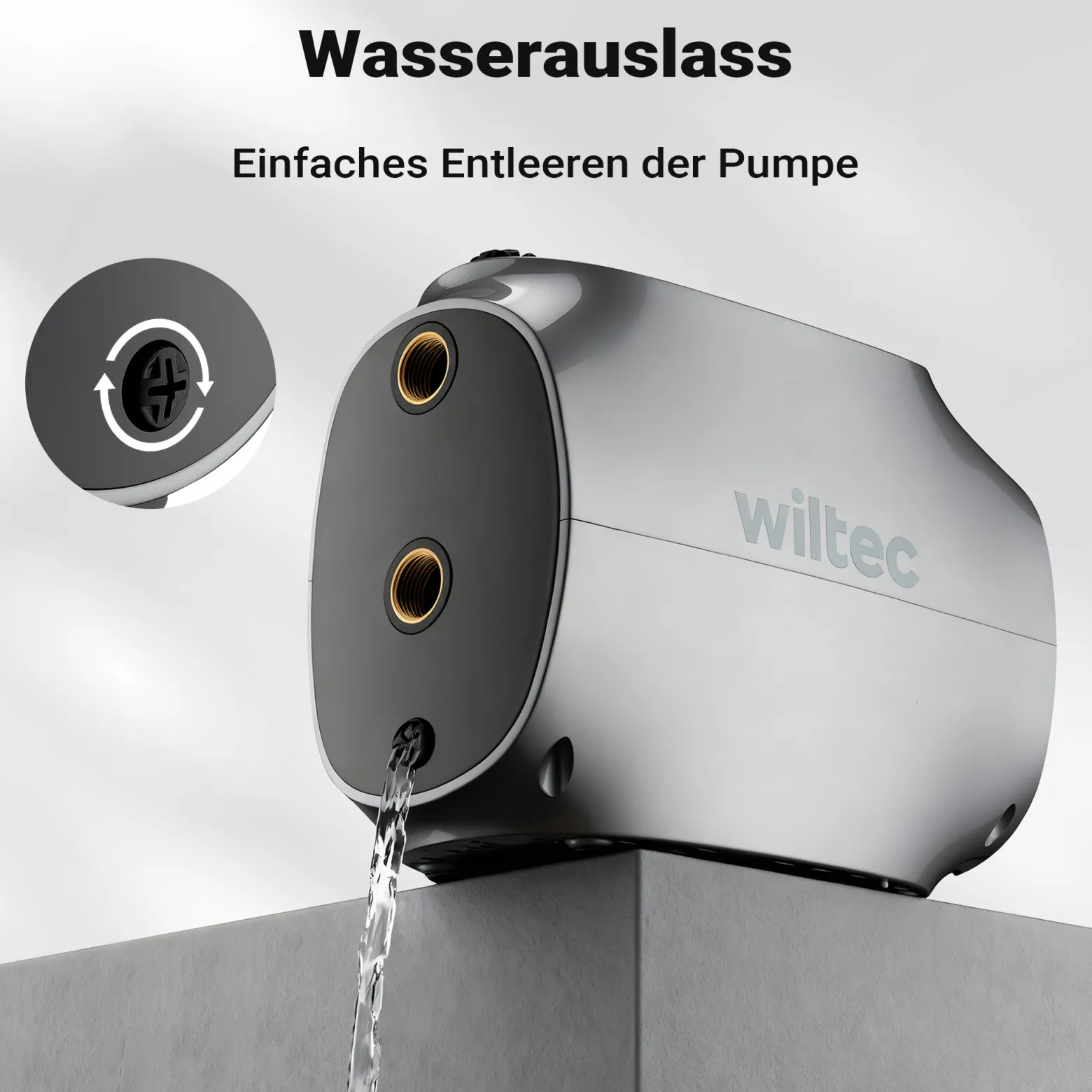 Wiltec automatische Magnetkreiselpumpe 750 W