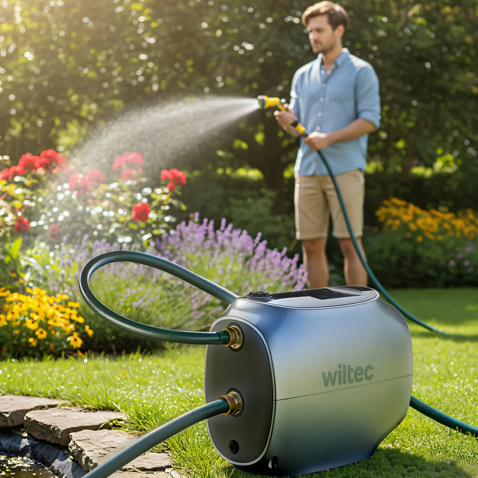 Wiltec automatische Magnetkreiselpumpe 750 W