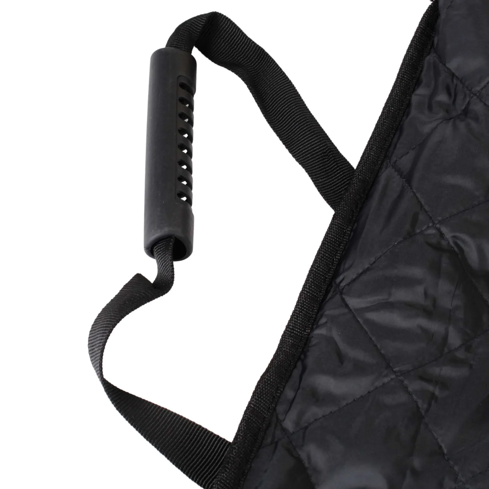 Wiltec Autositz für kleine bis mittlere Hunde 100x45 cm mit Sicherheitsgurt, Hundesitz für Vordersitz und Rücksitz, Schwarz