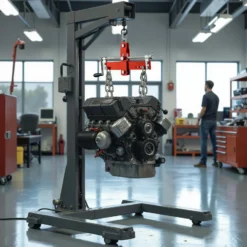 Wiltec Balancierer bis zu 900kg Positionierer für Werkstattkran als Kettenzug, Seilzug mit extra großen Befestigungsaugen Motorheber