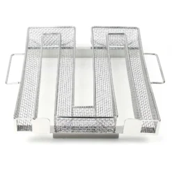 Wiltec BBQ Sparbrand 22,5x22,5x5cm Kaltrauchgenerator aus Edelstahl Brennzeit bis zu 8 h, Kaltraucherzeuger zum Kalträuchern Smoker