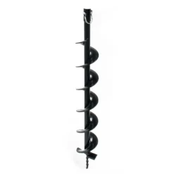 Wiltec Benzin Erdlochbohrer Set mit 150 mm Bohrer, 1,4 kW 1,9 PS 52ccm Pfahlbohrer Pflanzenbohrer