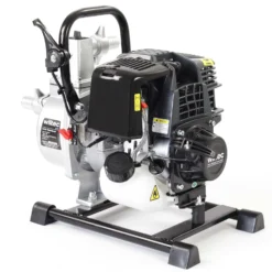 Wiltec Benzin Wasserpumpe 1kW 8.000l/h 6.500U/min, 30m Förderhöhe, Gartenpumpe mit 4 Takt Motor, Motorpumpe