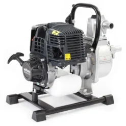 Wiltec Benzin Wasserpumpe 1kW 8.000l/h 6.500U/min, 30m Förderhöhe, Gartenpumpe mit 4 Takt Motor, Motorpumpe