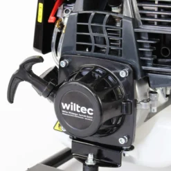 Wiltec Benzin Wasserpumpe 1kW 8.000l/h 6.500U/min, 30m Förderhöhe, Gartenpumpe mit 4 Takt Motor, Motorpumpe
