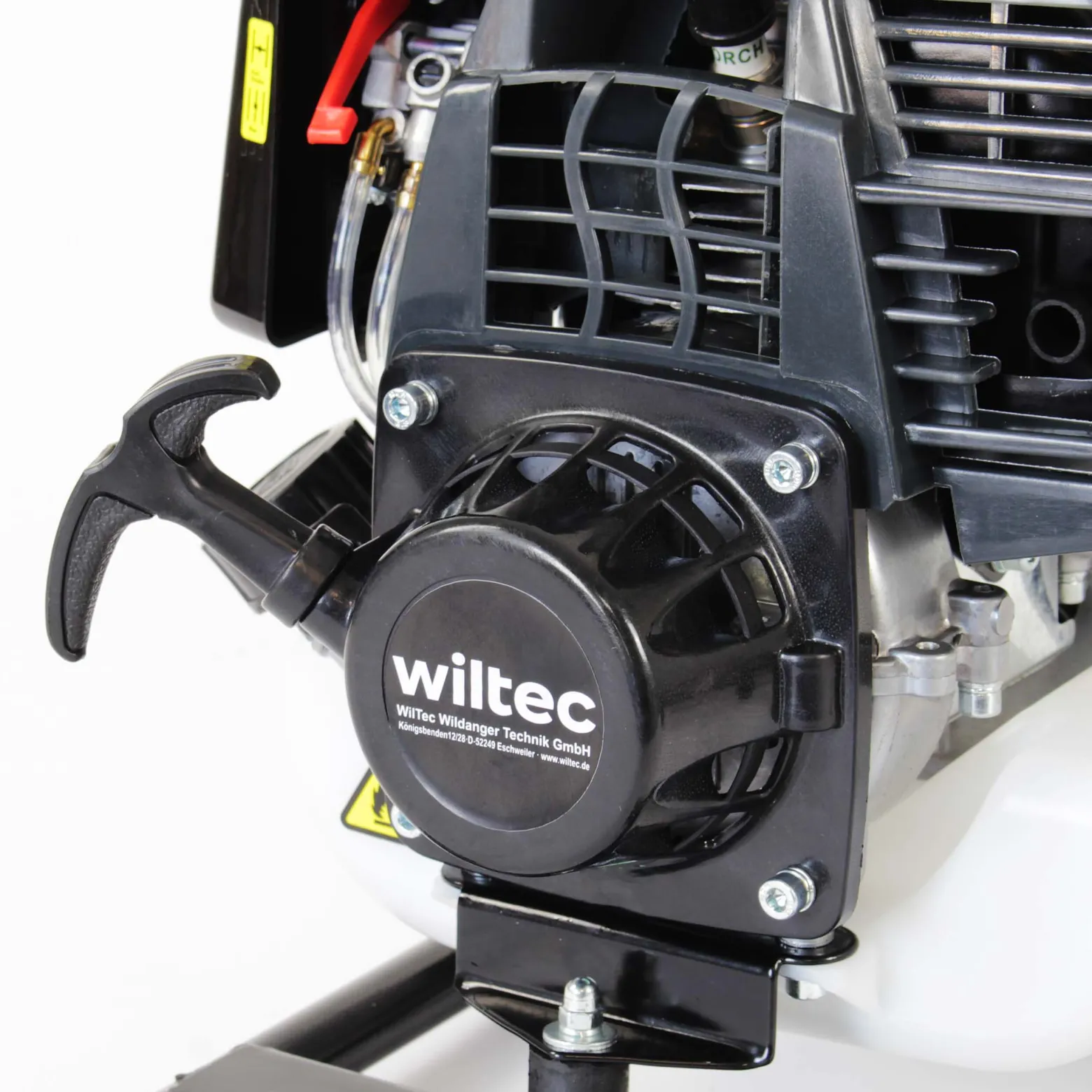 Wiltec Benzin Wasserpumpe 1kW 8.000l/h 6.500U/min, 30m Förderhöhe, Gartenpumpe mit 4 Takt Motor, Motorpumpe