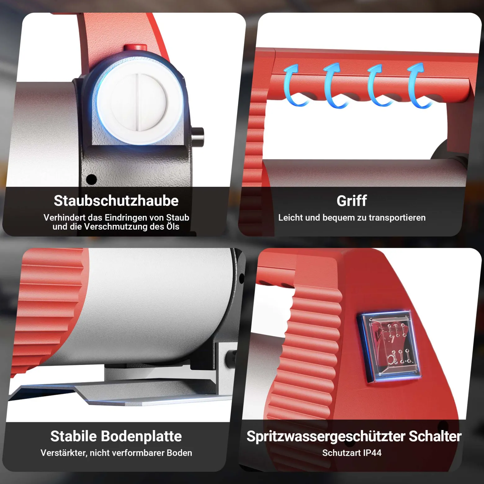 Wiltec Bio Dieselpumpe 12 V, 160 W, 40 l/min, Heizölpumpe selbstansaugend, Absaugpumpe für Diesel, Biodiesel, Heizöl, tragbare mobile Umfüllpumpe
