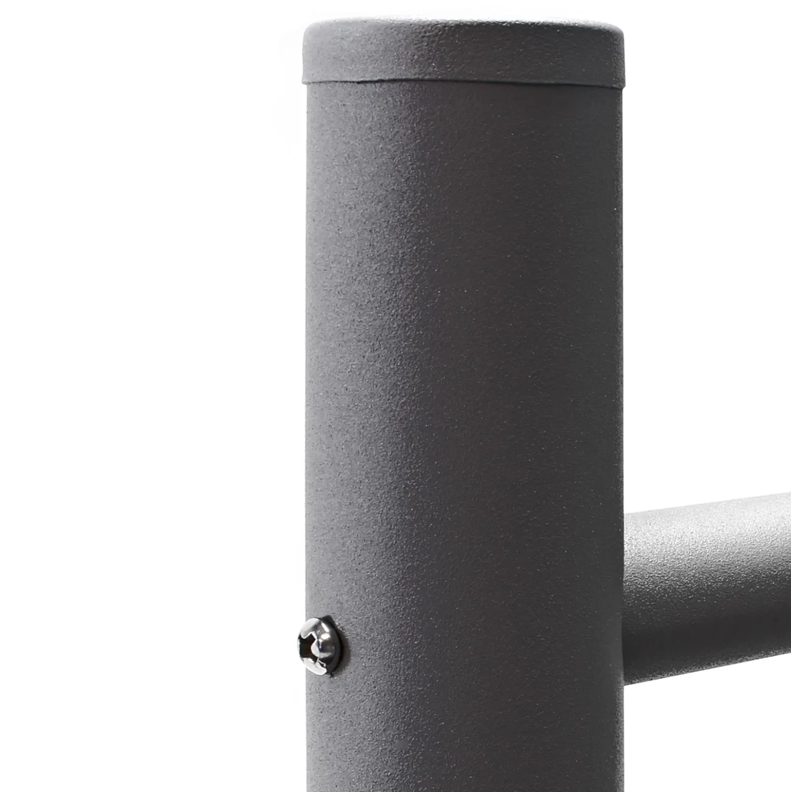 Wiltec Briefkasten Ständer 4-fach Anthrazit 1700 x 700 mm, Vierfach Standfuß für Postkasten Briefkästen Mailbox, Briefkastenständer aus Stahl für Standbriefkasten