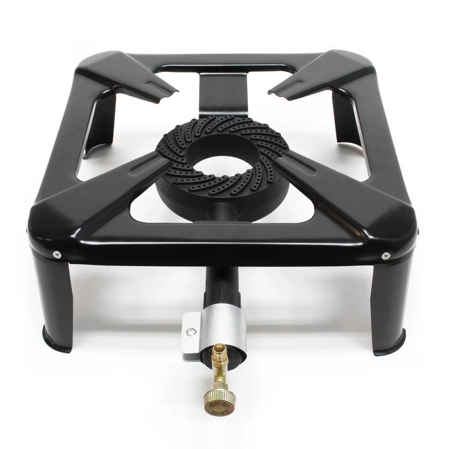 Wiltec Campingkocher Set mit Gaskocher, Gasschlauch und Druckregler 50 mbar für Deutschland (Eingang Ø 1/14" / 21,8 mm LH) Outdoor Camping Gaskocher Set