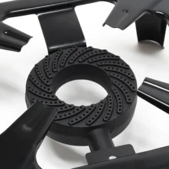 Wiltec Campingkocher Set mit Gaskocher, Gasschlauch und Druckregler 50 mbar für Deutschland (Eingang Ø 1/14