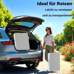 Wiltec Campingtisch klappbar 122x60x75 cm Klapptisch mit Tragegriff Partytisch Biertisch Gartentisch Buffettisch Bierzeltgarnitur Camping Tisch faltbar