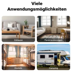Wiltec Camping Waschmaschine bis 3,0 kg 150 W, Mini Waschmaschine 33 x 35 x 52,5 cm für waschen und schleudern, Reisewachmaschine mit Timer