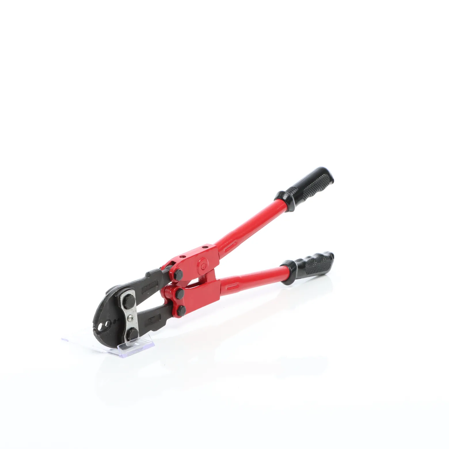 Wiltec Crimpzange für 2-5 mm Presshülsen, Presszange mit 4 Ösen, Quetschverbinder Zange für Stanzverbindungen, Krimperzange