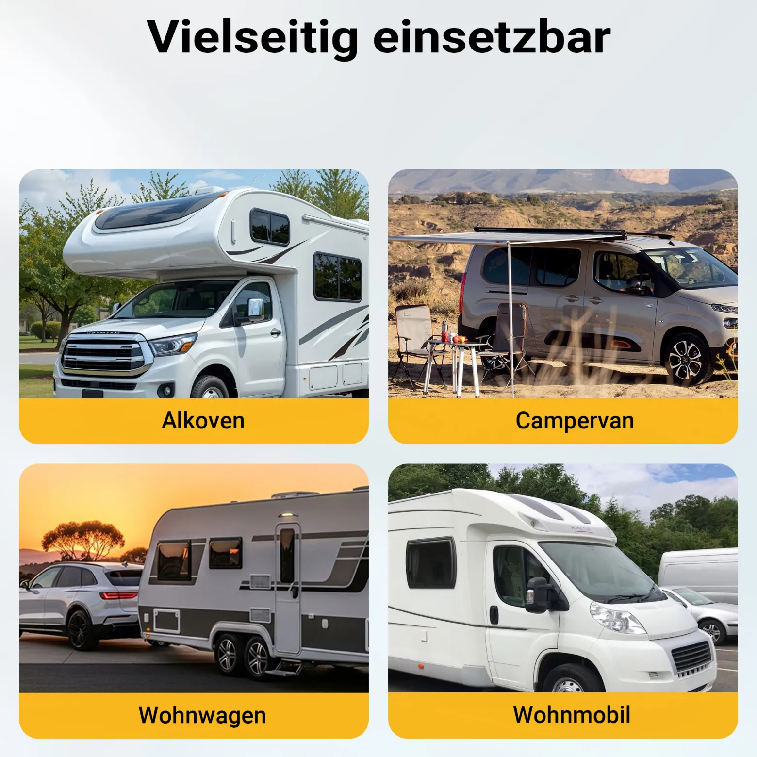 Wiltec Curb Pad für RV Nivellierblock 4er Set 218 x 110 x 25 (14) mm aus HDPE, Unterlegplatten für Wohnmobil und Camper, Abstützplatten für Wohnwagen