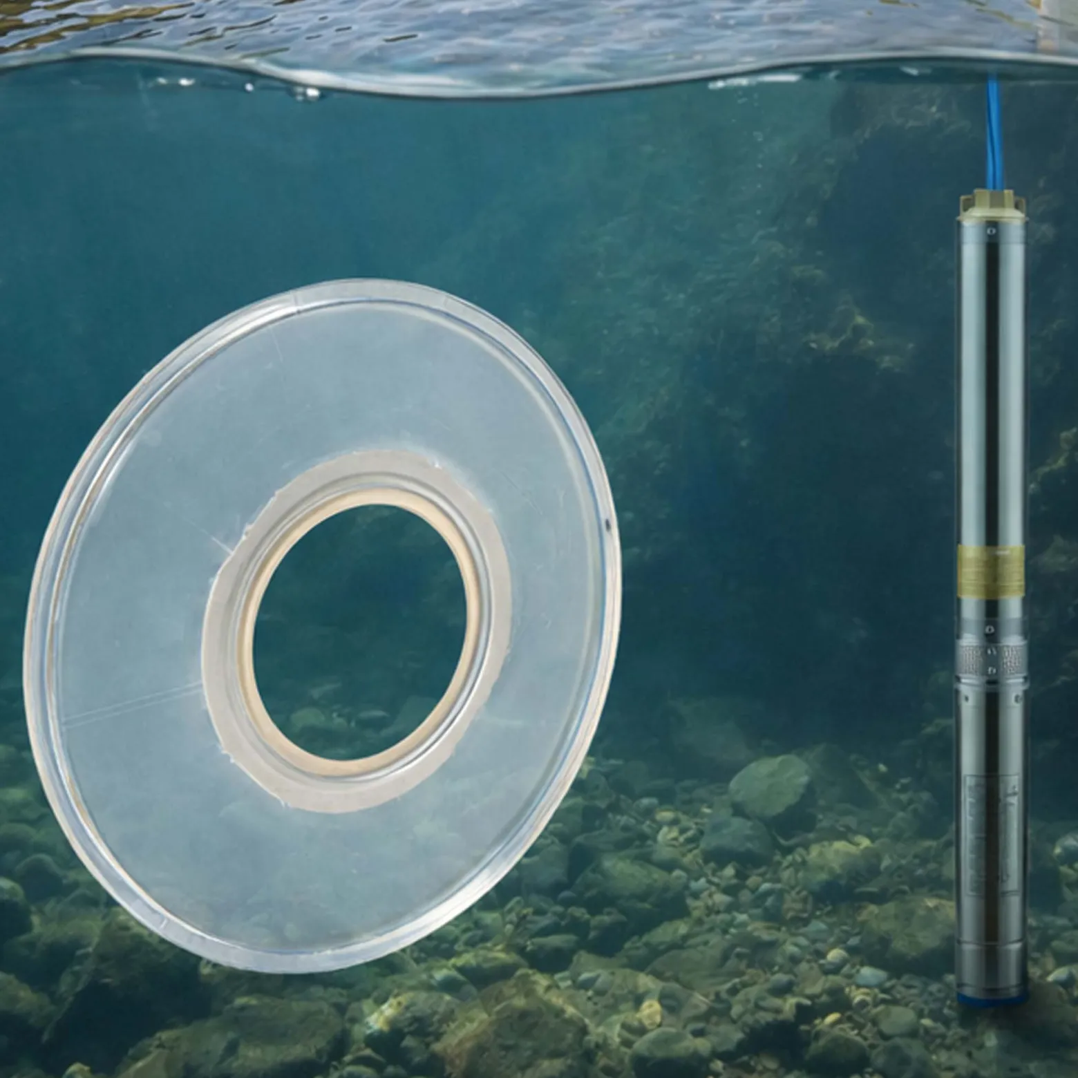 Wiltec Diffusorabdeckung für Tiefbrunnenpumpe Ø 85 x 1,6 mm Ersatzteil für Brunnenpumpen