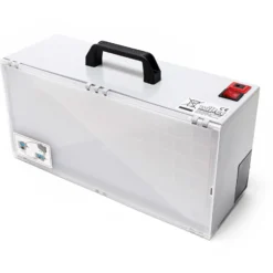Wiltec Doppel Airbrush Absauganlage 8 m³/min, nur 52 dB, zur Absaugung von Farbe Farbnebel Sprühnebel, Filter erweiterbar, hochwertige Lackierkabine für Airbrush-Arbeiten