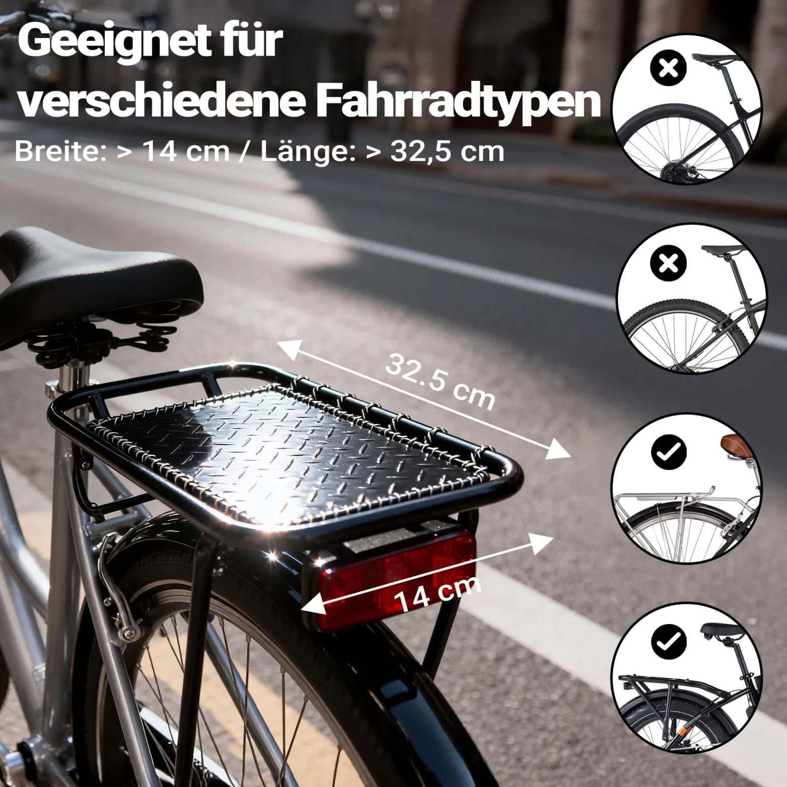Wiltec Doppel Gepäckträgertasche 35 x 13 x 30 cm, Fahrradtasche Gepäckträger 30 l Stauraum, wasserresistente Fahrrad Tasche, Gepäcktasche leichte Handhabung