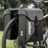 Wiltec Doppel Gepäckträgertasche, Fahrradtasche Gepäckträger 35 l Stauraum, wasserresistente Fahrrad Tasche, Gepäcktasche leichte Handhabung