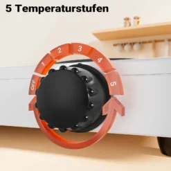 Wiltec Doppelkochplatte 2000W Kochplatte elektrisch mit Thermostat und Überhitzungsschutz Camping Herdplatte aus Gusseisen Elektro Kochplatte