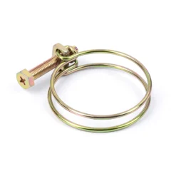 Wiltec Drahtschlauchschelle W1 40-45mm 2,2mm M6x40 aus verzinktem Stahl Schlauchschelle für Schlauchtüllen, Gewinde- und Rohrenden