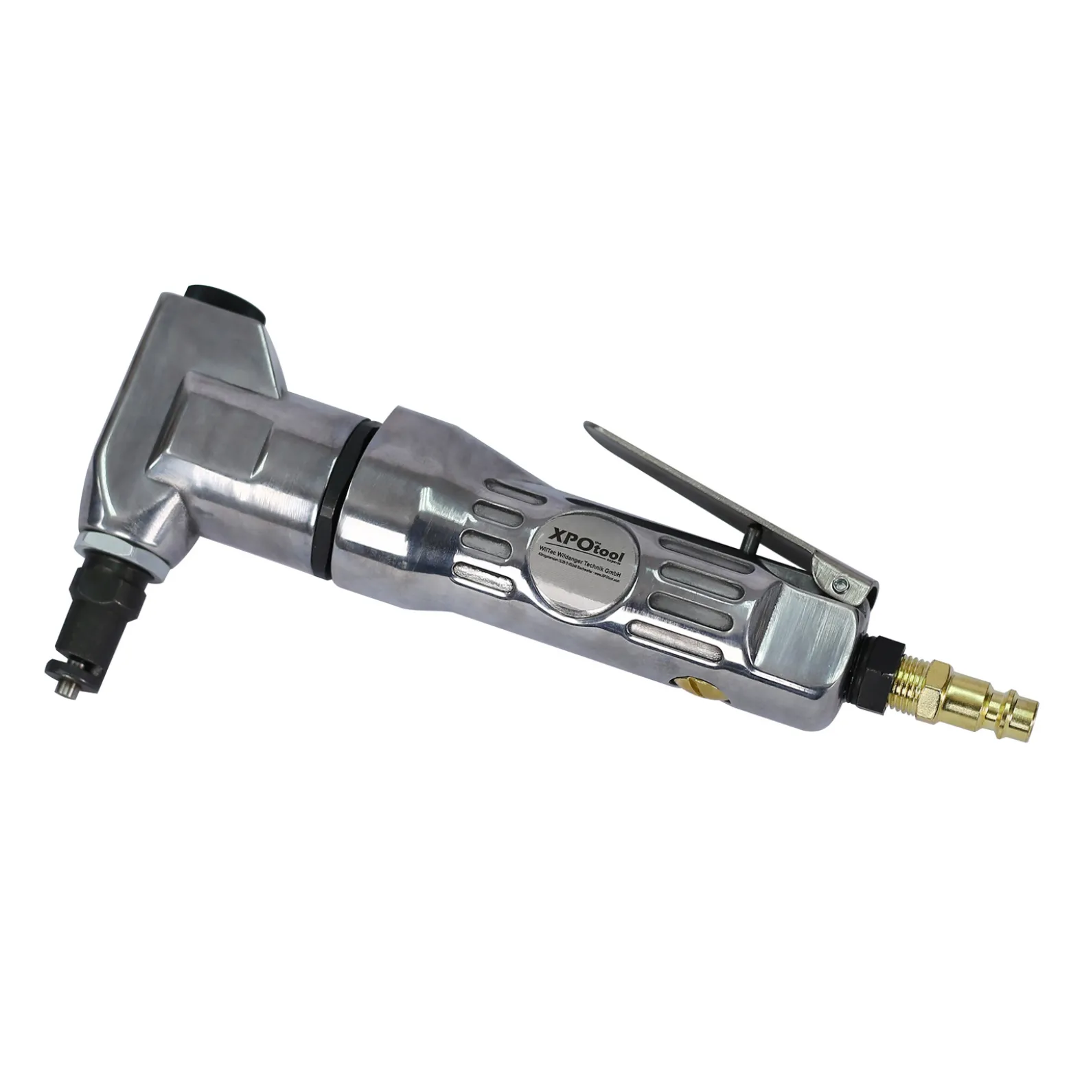 Wiltec Druckluft Blechschere 3500U/min Blechknabber bis 1,3 mm Schnitttiefe Blechnibbler 170l/min