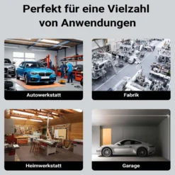Wiltec Druckluft Schlauchtrommel 15 m, automatische Druckluftschlauchtrommel Stahl, 20 bar Drucklufttrommel, Schlauchaufroller einfache Montage