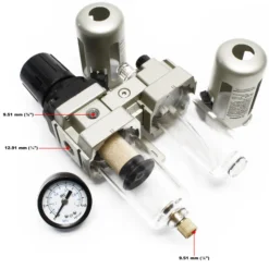 Wiltec Druckluft Wartungseinheit mit 12,91 mm (1/4