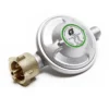 Wiltec Druckminderer auf 50 mbar, reguliert 1,5 kg/h, für Gaszylinder mit Eingang Ø 1/14" / 21,8 mm LH Gasdruckregler Druckregler Gasregler Gasdruckminderer