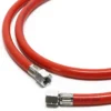 Wiltec Druckminderer auf 50 mbar mit 80 cm Propanschlauch für Gaszylinder mit Eingang Ø 1/14" / 21,8 mm LH Gasdruckregler Druckregler Gasregler Gasdruckminderer
