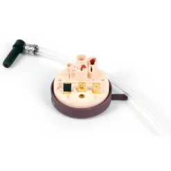 Wiltec Druckschalter für 3/1 Kleinhebeanlage 600 W, Ersatz Druckschalter für Hebeanlage, Ersatzteil mit Schlauchanschluss für Abwasserhebeanlage