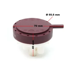 Wiltec Druckschalter für 3/1 Kleinhebeanlage 600 W, Ersatz Druckschalter für Hebeanlage, Ersatzteil mit Schlauchanschluss für Abwasserhebeanlage
