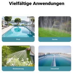Wiltec Druckschalter mit Kabel EPC-5 230V 1-phasig bis 10 bar, Druckwächter mit Trockenlaufschutz für Hauswasserwerke und Pumpen, zuverlässige Pumpensteuerung