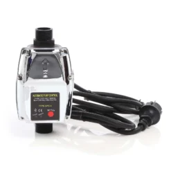 Wiltec Druckschalter mit Kabel EPC-4 230V 1-phasig bis 10 bar, Druckwächter mit Trockenlaufschutz für Hauswasserwerke und Pumpen, zuverlässige Pumpensteuerung