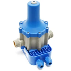 Wiltec Druckschalter SKD-1 230V 1-phasig bis 10 bar, Druckwächter mit Trockenlaufschutz für Hauswasserwerke und Pumpen, zuverlässige Pumpensteuerung