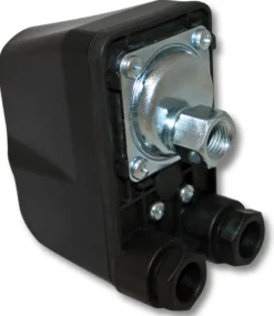 Wiltec Druckschalter SK-9 230V 1-phasig, Druckwächter mit Trockenlaufschutz für Hauswasserwerke und Pumpen, zuverlässige Pumpensteuerung